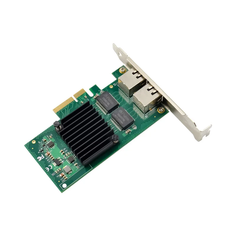 SUNWEIT ST727 PCIe X4 Dual Gigabit Ethernet Card Internal Wired 1000Mbps Server LAN Card with Tel I350AM2 Chipset RJ45 Interface