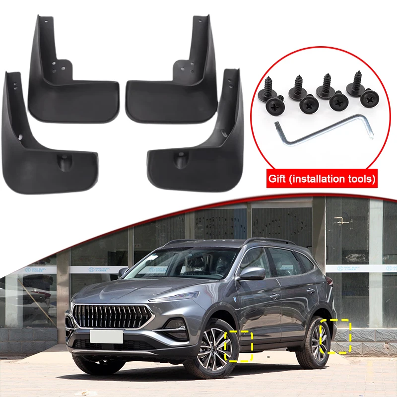 

Car Styling For JAC JS7 2020 2021 2022 2023 ABS Car Mud Flaps Splash Guard Mudguards MudFlaps Front Rear Fender Auto Accessories