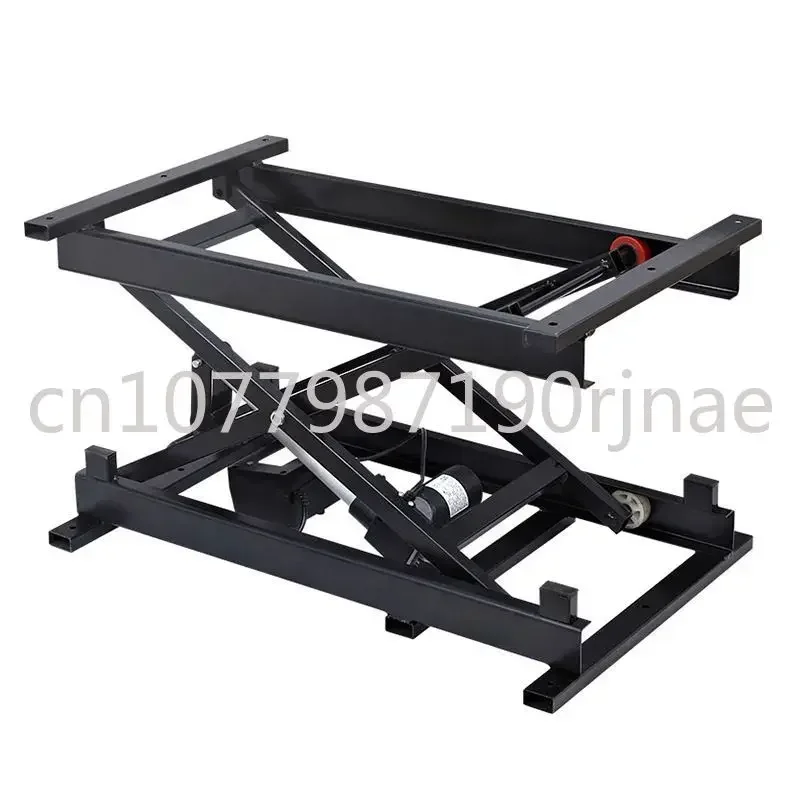 300Kg Multifunctional Wired Remote Control Coffee Dining Table 24V Lifting Hardware Folding Iron Frame