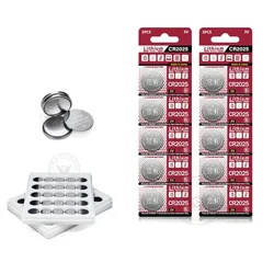 10PCS 3V CR2025 Lithium Button Battery DL2025 BR2025 5003LC LM2025 CR 2025 Coin Cell Watch Batteries for Toys Clock Compute