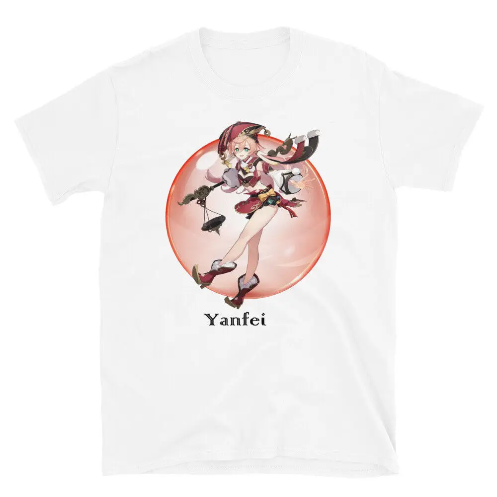 Yanfei Genshin Impact Full Body Short-Sleeve Unisex T-Shirt Sz S M L XL 2XL 3XL