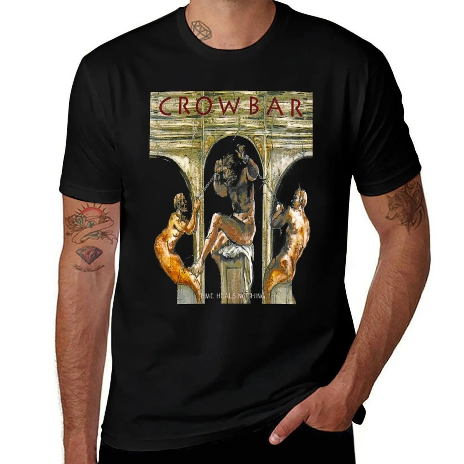 Time Heals Crowbar T-Shirt Independence Day Short Sleeve T-Shirt
