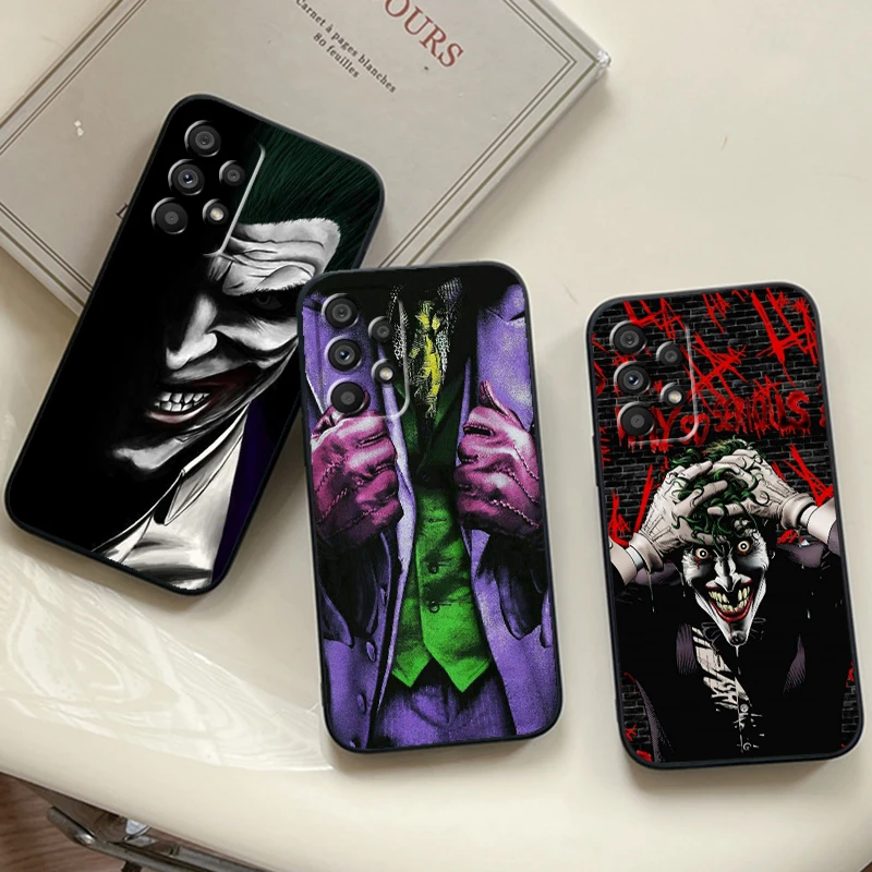 

Villain The J-Joker Personality For Samsung A53 A52 A33 A32 A51 A71 A21S A13 A73 A55 A22 A23 A35 A72 A54 A12 5G Black Back