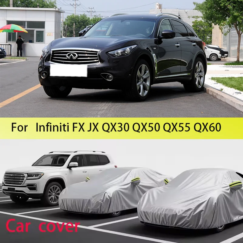 

Car cover for Infiniti FX,JX,QX30,QX50,QX55,QX60 Dust proof car cover,car dust,waterproof tape,with reflective strip