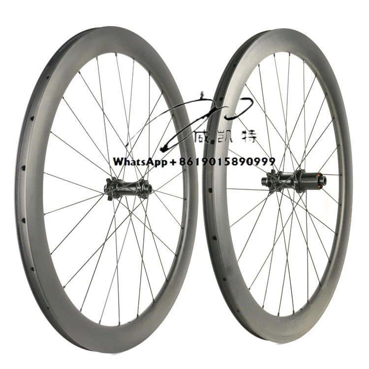 

Carbon Wheelset 700c Road Bike 50mm Depth 25mm Width Clincher Disc Brake Bicycle Carbon Wheels