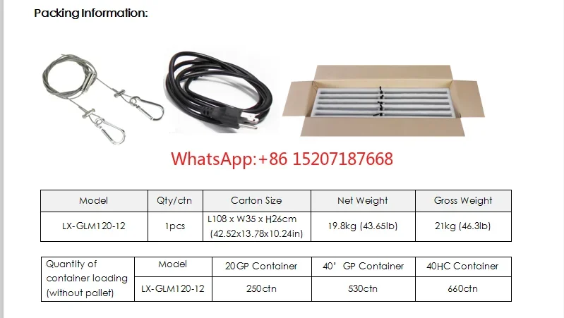 Lampe de croissance LED verticale, horticole de croissance, spectre complet, HPS 660Watt, 1000 Watts, équivalent