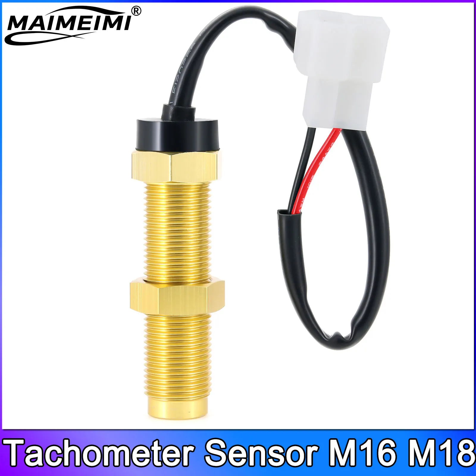 Tacho Sender Sensor  M16 M18 For Car Truck Yacht Boat Motor Speedometer Sensor Tachometer Sensor RPM Tachometer 12V 24V