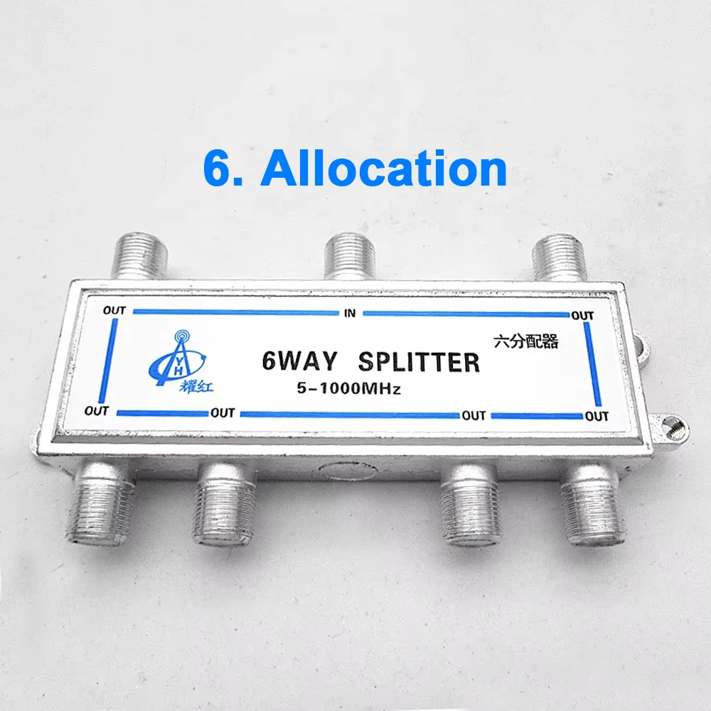 Cable TV 4/6/8/12/16 Splitter 5-1000Mhz One Input Multi-Output