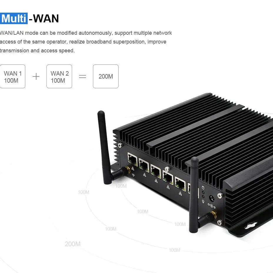 Super Deal 12th Gen 6X Intel 2,5G pfSense Firewall Router Core i7 1255U i5 1235U procesador 2 * Rs232 Mini PC OPNsense