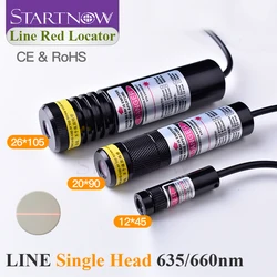 Line Red Locator 635nm Single Head Adjustable12x45 Laser Woodworking Stone Cutting Machine 660nm 200mw 26x105 Engrave Indicator