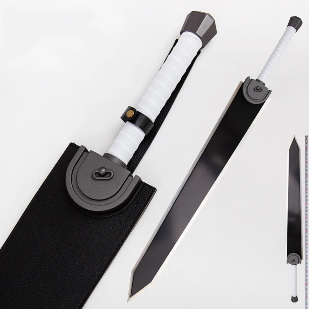 LQHS Sword Berserk Guts Weapon Dragon Slayer Sword Greatsword Game Anime Cartoon Katana Cosplay Replica Stainless Steel