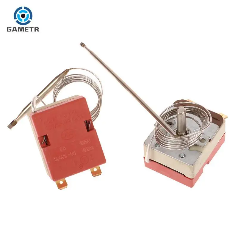 3mm 5mm Adjustable Temperature Controller Heat Pump Sensor Thermostat 900W 1500W Smoke Fog Ejector Thrower Machine Sprayer Parts