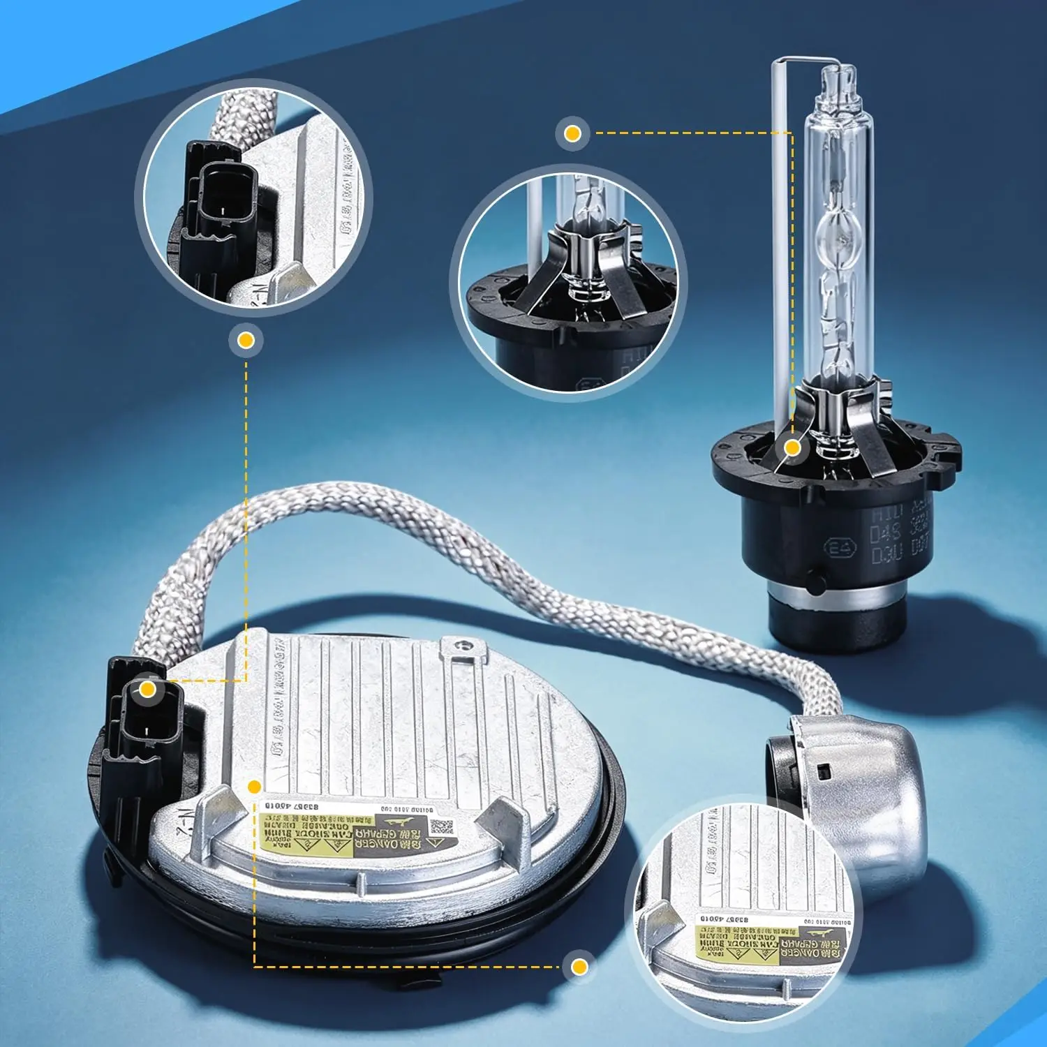 New Quality Car D4S HID Headlight Ballast Control Unit Module With Bulb 85967-08020 85967-45010 For Toyota Avensis Land Cruiser Venza Lexus IS250 IS350 RX350 LX570 LS460 Subaru Forester Legacy Car Accessories - view 2