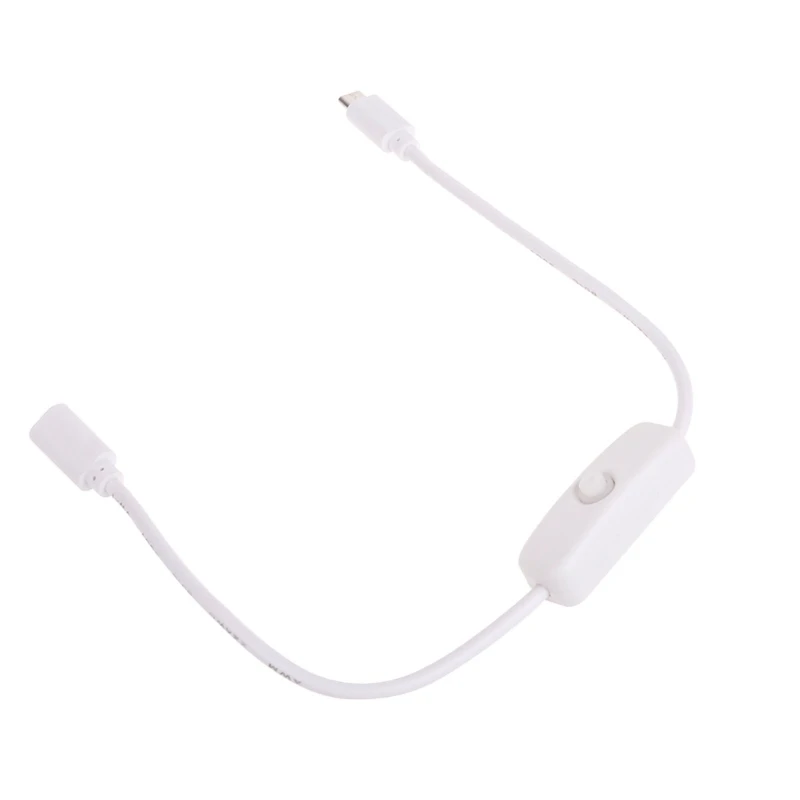 كابل Micro USB مع مفتاح زر الطاقة 501، سلك تمديد مريح لإمداد الطاقة والمزيد من دروبشيبينغ