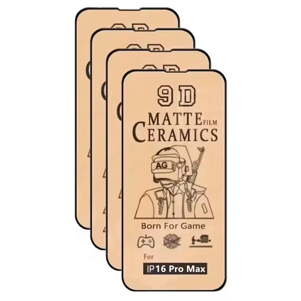 NNBILI 5-3PCS Matowa Folia Ceramiczna do iPhone 16 17 15 14 13 12 11 18 Pro Max Ochrona Ekranu do iPhone 17 Air 16e 17e Nie jest szkłem — 2