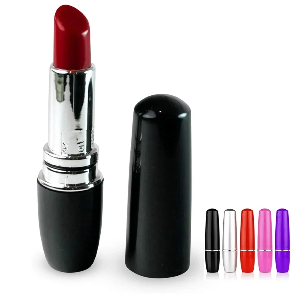 Mini Lipstick Shaped Vibrator, Portable Bullet Style Precision Stimulator, Discreet Personal Massager for Women