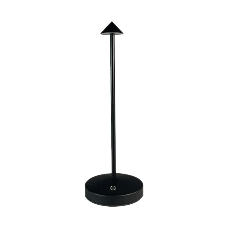 

1800MAh Rechargeable Led Table Lamp Modern Touch Adjustment Table Lamp for Bedroom Restaurant Decoration Light Black