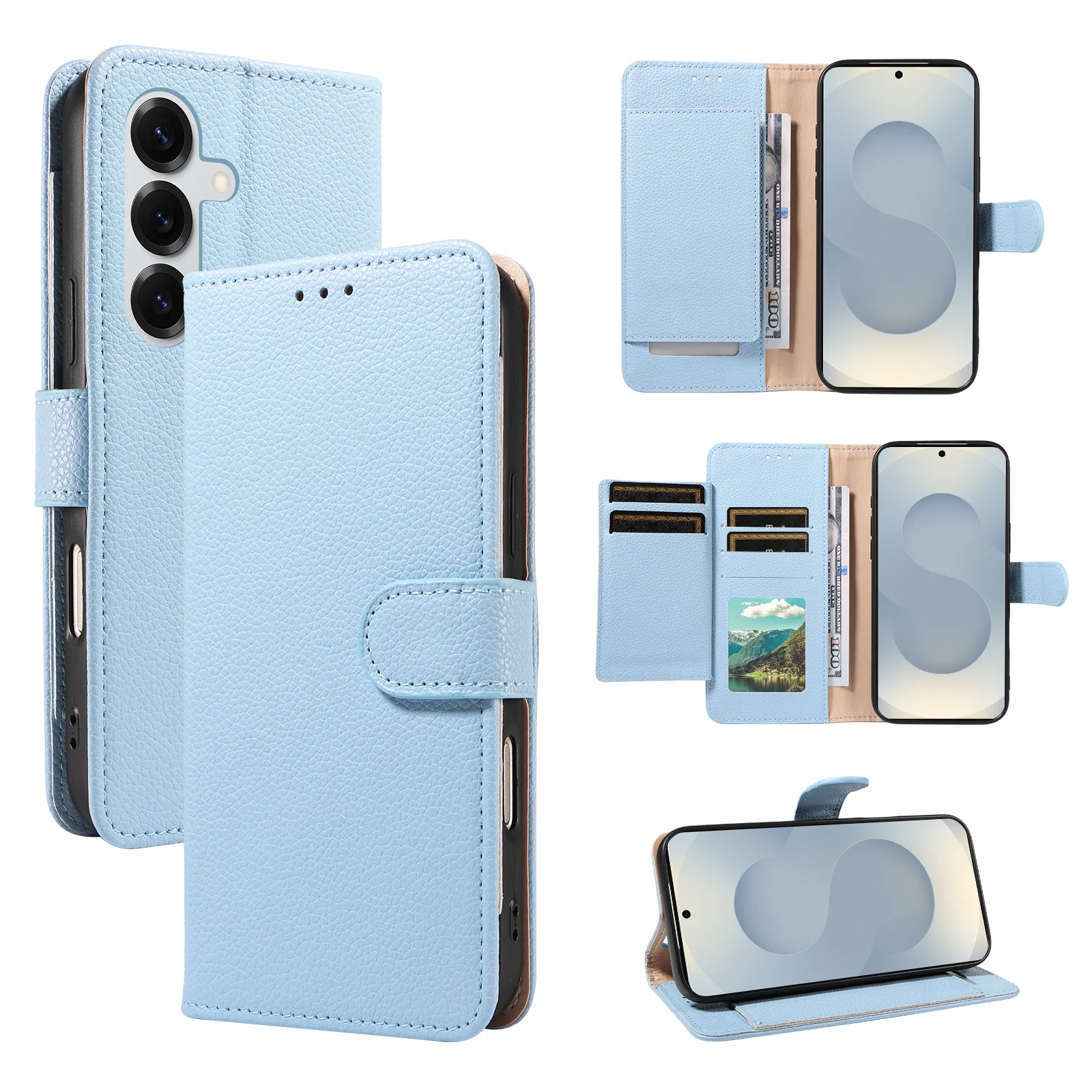 For Samsung A57, A56, A55, A54, A53, A52, A17, A16 Series Phone Cases, Flip Cover Card Slot Phone Protective Case
