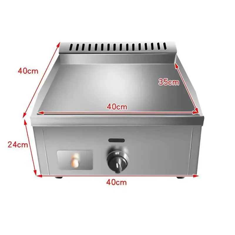 stall iron plate sizzling iron plate commercial baking cold noodles electric heating gas frying furnace integrated machine