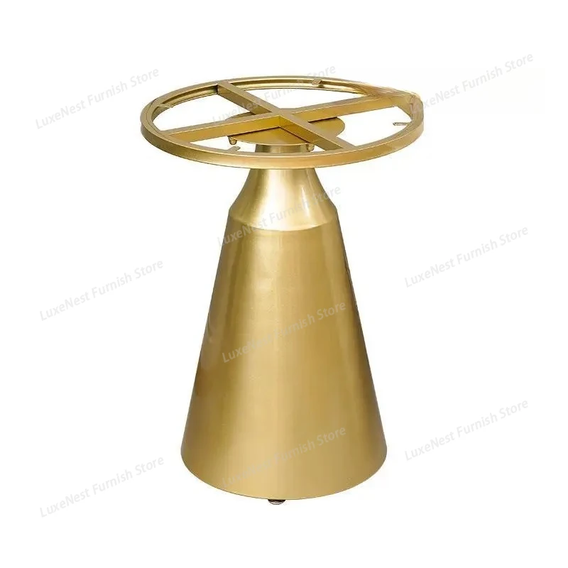 Light luxury wrought iron table legs bracket, several legs on the side of the coffee table marble rock slab Commercial Furniture