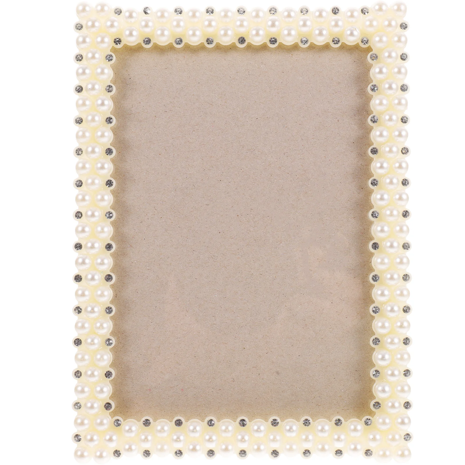 

Pearl Resin Photo Frame Wedding Picture Decorative Frames Crystal Desktop Retro Bedroom Holder Vintage Office