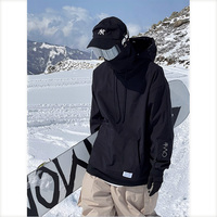6 Color Oversize Ski Hoodie Men Women Warm Windproof Waterproof Snow Hoodie Ski Jacket Snowboarding Hoodie Jackets Ski Equipment