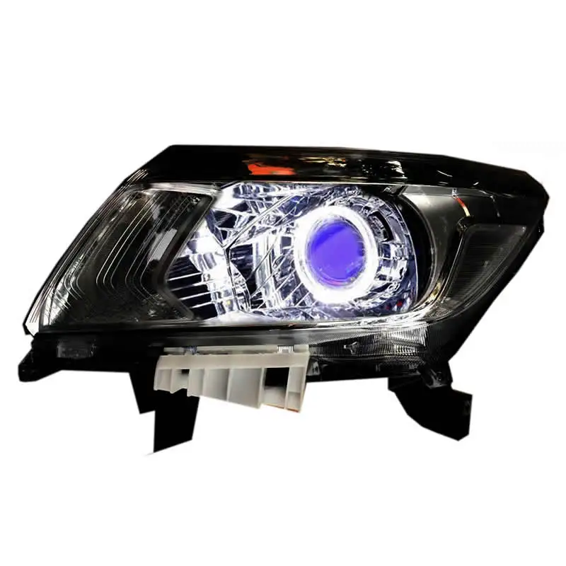 Customized Full LED Headlights For Nissan Navara Bi-xenon Projector Lens Front Lamps With DRL