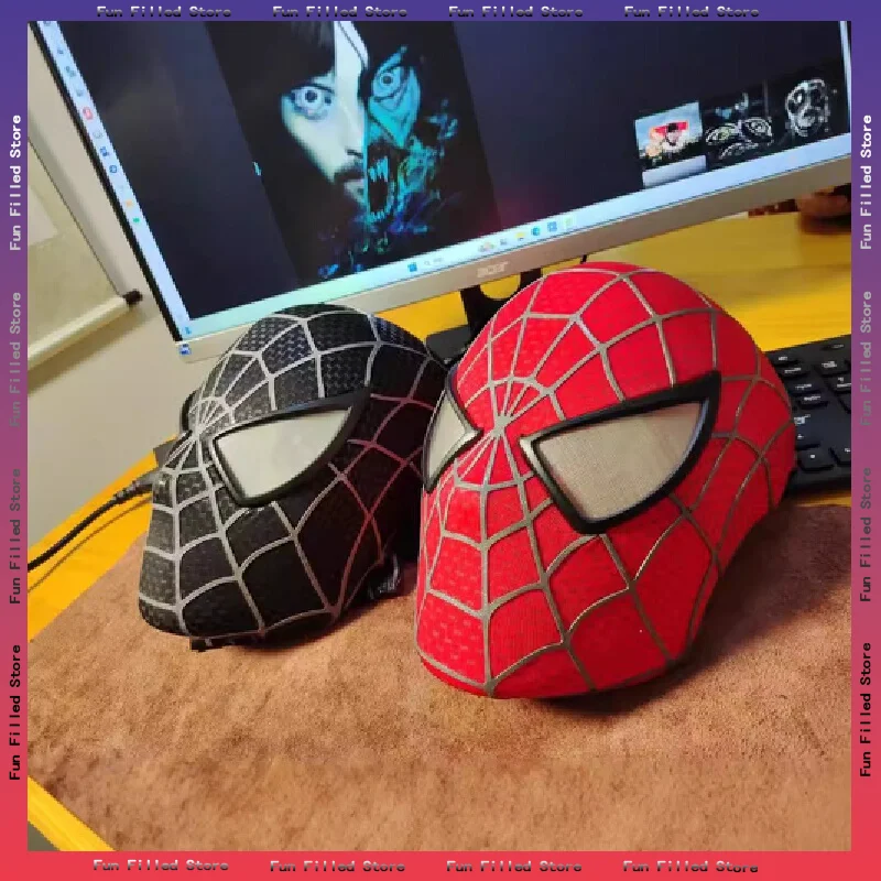 Official Authentic First Generation Spider Man Mask Handcrafted By Toby Maguire With Silk Strips That Will Never Fall Off Spider