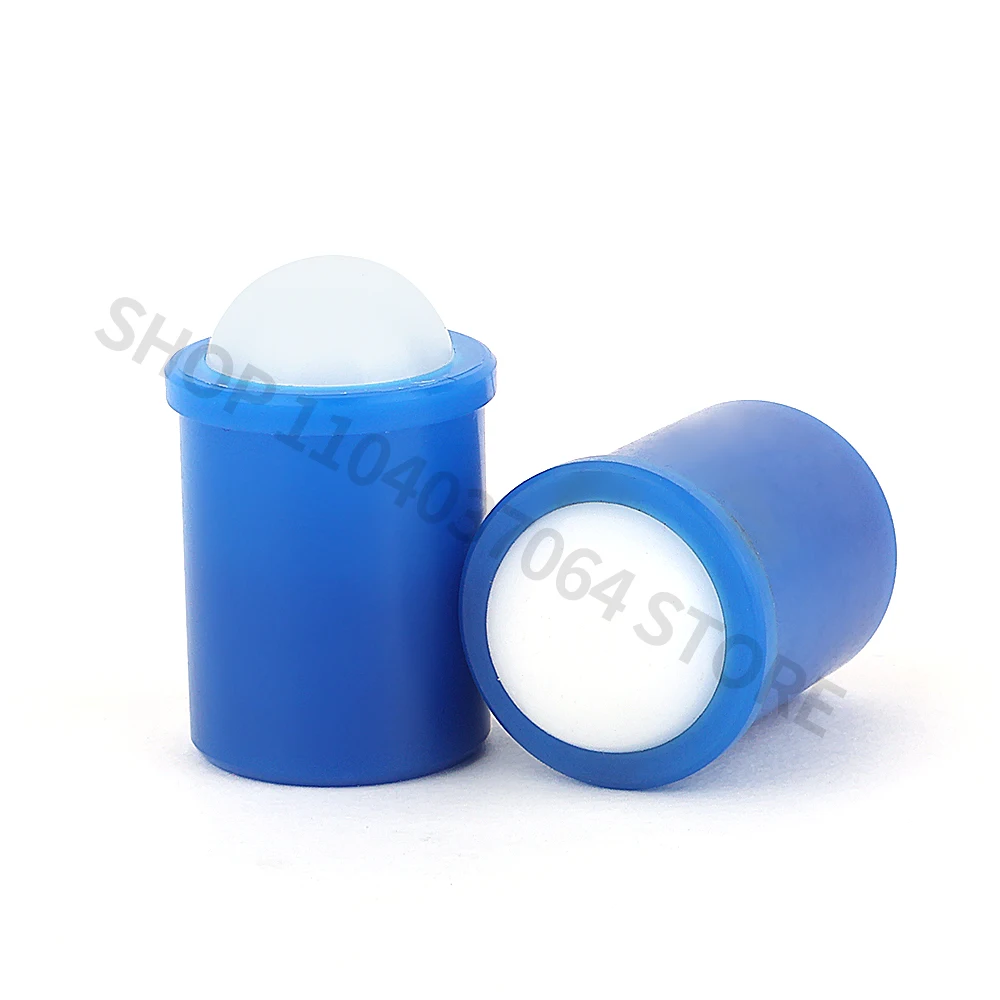 Blue POM Ball Plastic Step Positioning Ball Spring Head Plunger Ball Screw for Precision Engineering Applications