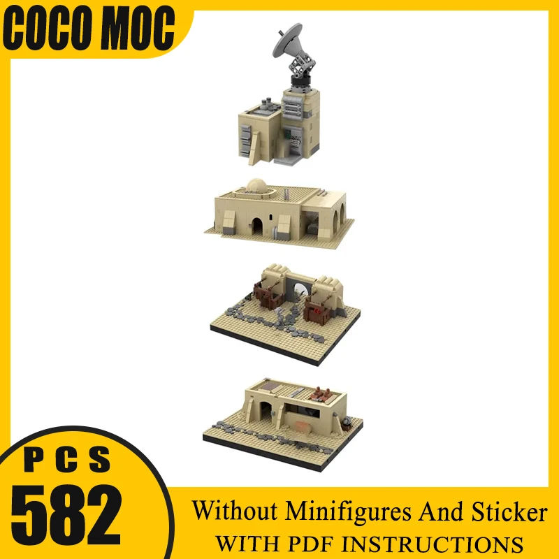 

Military Base Scenery Christmas Toys Moc Building Bricks Star Movies Model Technology Modular Blocks Gifts DIY Sets Assembly