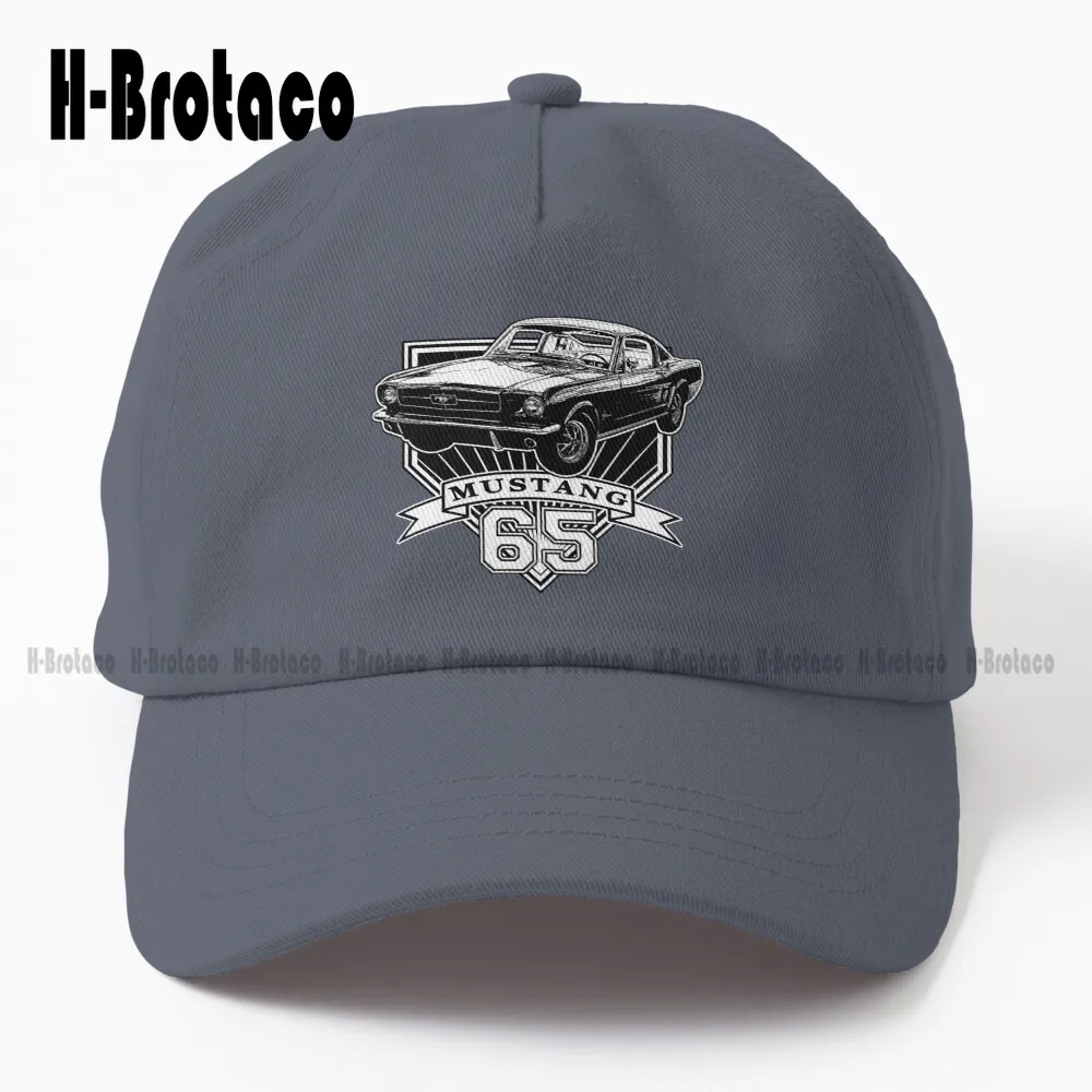 65 Mustang Fastback Dad Hat Mens Hats And Caps Outdoor Sport Cap Adjustable Trucker Hats Cotton Denim Hats Simplicity Harajuku