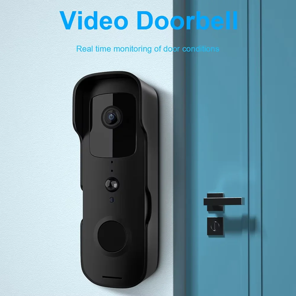 Staniot Outdoor Wireless Video Doorbell Smart Home Intercom Doorbell Waterproof Alarm Detector Night Vision Security Camera