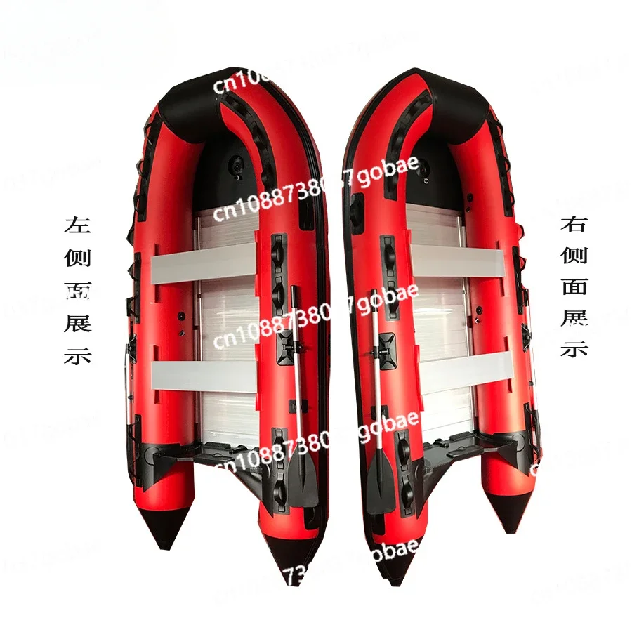 Flood control aluminum alloy assault boat kayak life-saving rubber raft outboard machine inflatable fishing