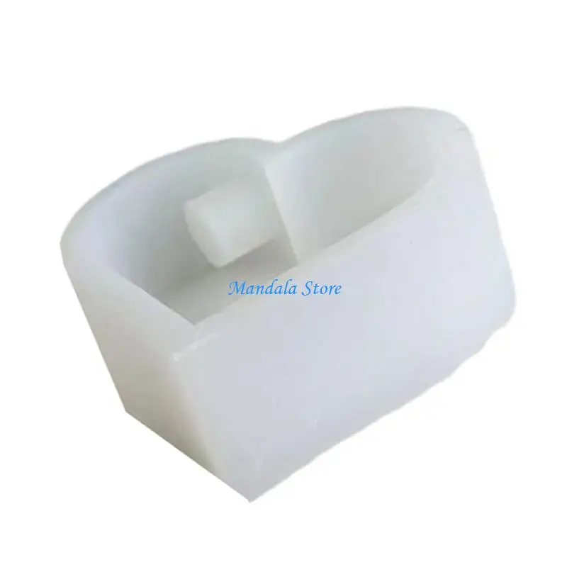 

U2JC 3D Heart Holder Mold for DIY Holder Resin Craft Home Decorations