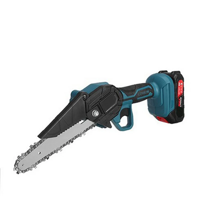 6 Inch Rechargeable Mini Electric Saws Woodworking One-Handed Electric Saw with 2 Battery EU Plug