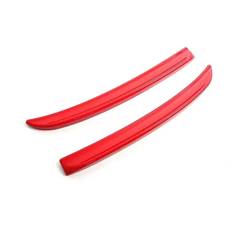 Latest For MINI F55 F56 Red Car Rear Trunk Roof Spoilers Primer Auto Tail Wing Decoration Exterior Modification Protective Acces
