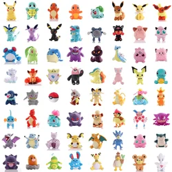 Pokemon Plush Pikachu Charizard Gengar Mewtwo Squirtle Charmander Bulbasaur Peluche Stuffed Doll Kawaii Toys Hobbies Kids Gifts