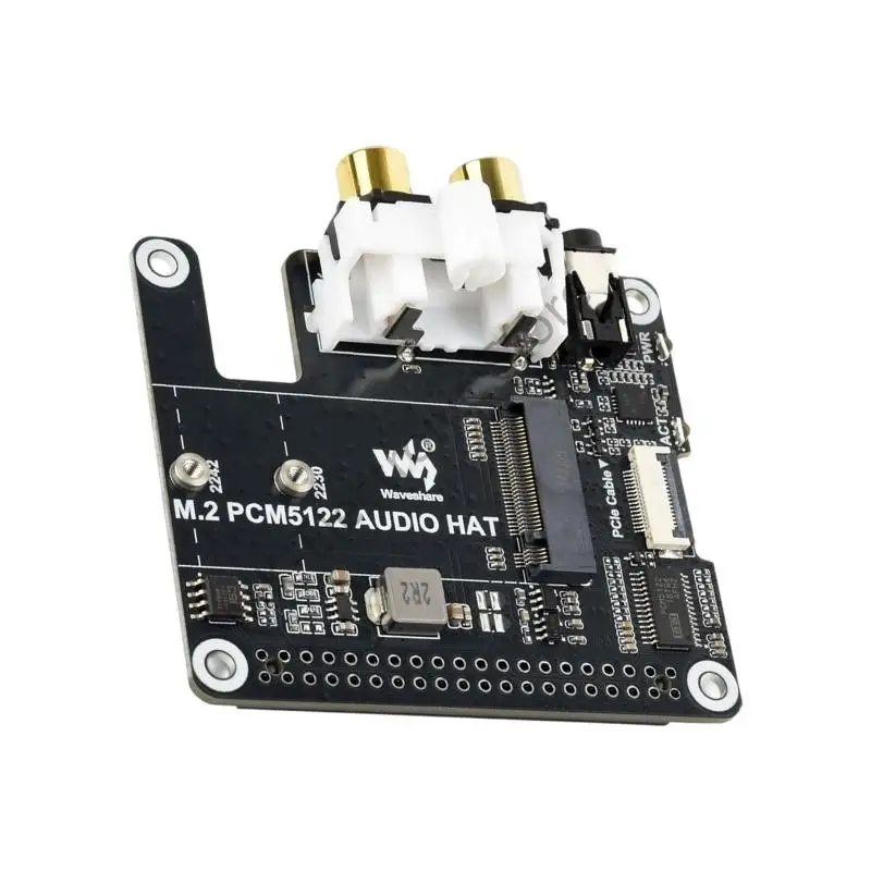 

R2LF PCIe To M.2 And I2S Sound Expansion Card With 384KHz 32Bit DACs For Enhances Sound