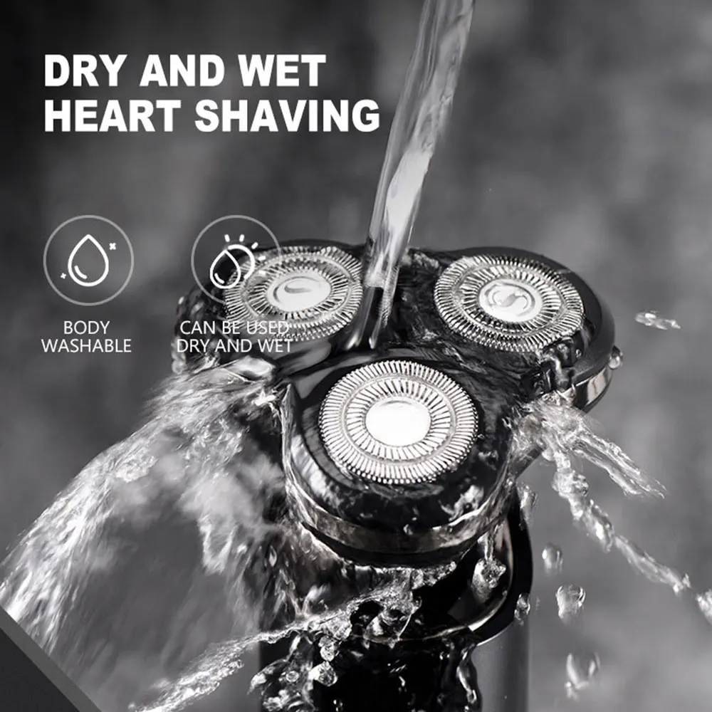 

Многофункциональная щетка для бороды, интеллектуальная 3D электробритва, бритва для тела, перезаряжаемая бритва для депилятора для чувствительных зон