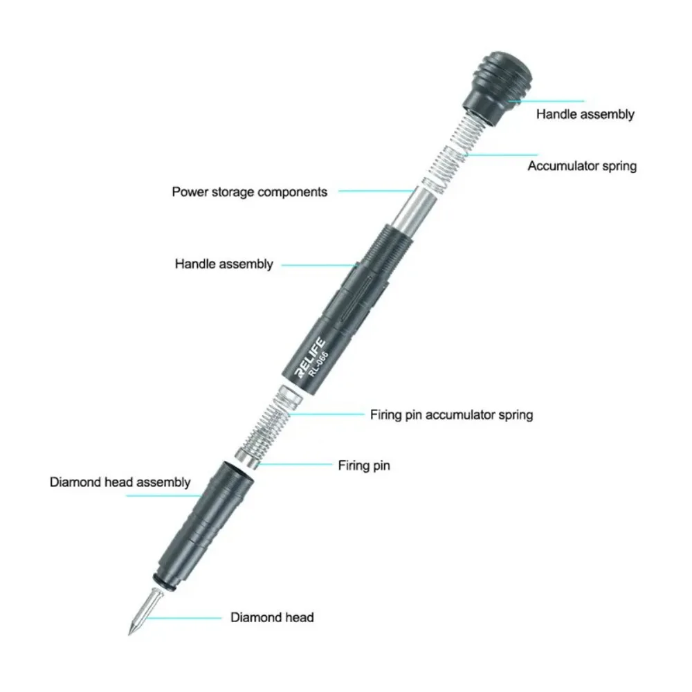 Glass Repair Back Cover Disassembly Tool Dismantling Safe Demolition Back Glass Breaking Pen Ergonomic Design Professional