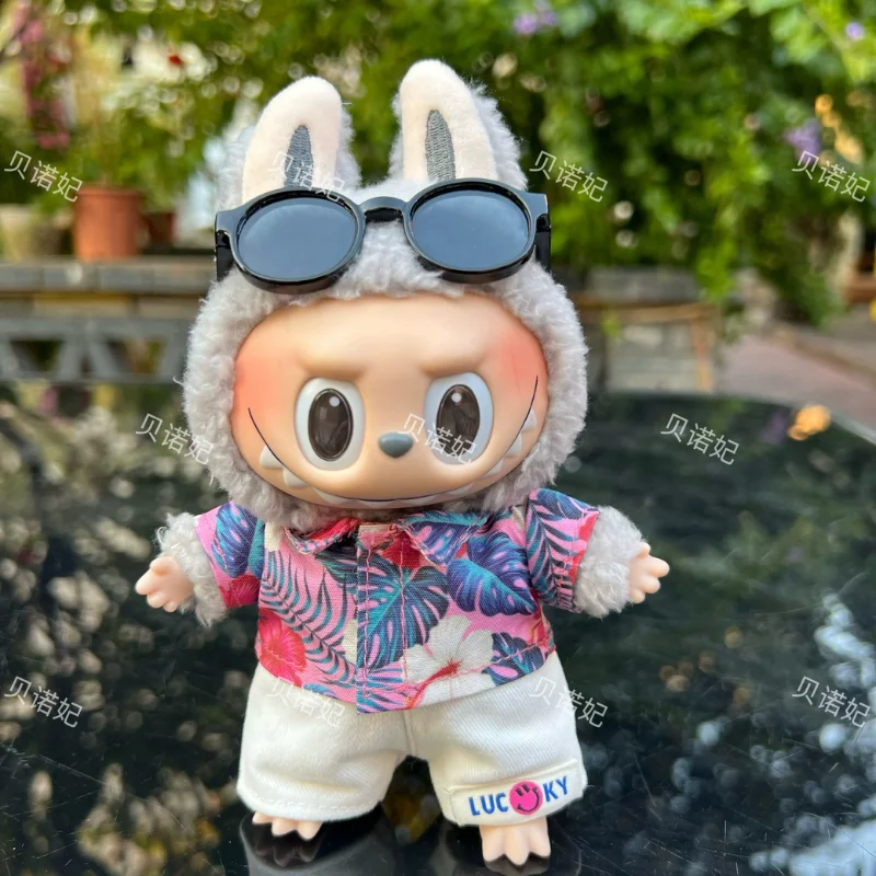 17cm Labubu Doll Clothes Fashion Clothes Hoodies Doll Clothes Color Match Hoodies Dolls Accessories