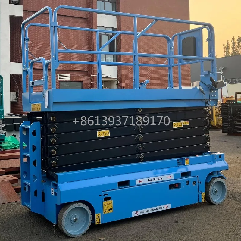 Discount Price Automatic Mobile Scissor Lifter Electric 8m Aerial Work Platform for Warehouse