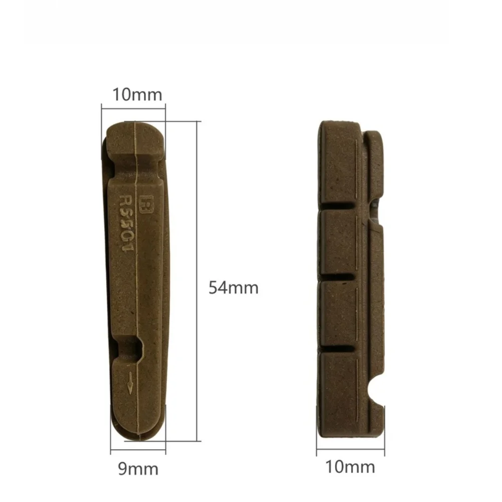 For Cork Based For Composite Brake Pads for For road Bikes Supporting Safe and Responsive Braking on For Carbon Fiber Wheels