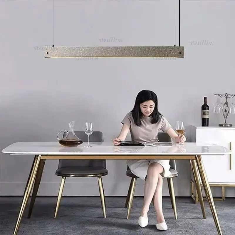 

Handmade Waterstone Pendant Lamp Industrial Style Terrazzo Suspension Light Restaurant Hotel Office Bar Lounge Cement Lighting