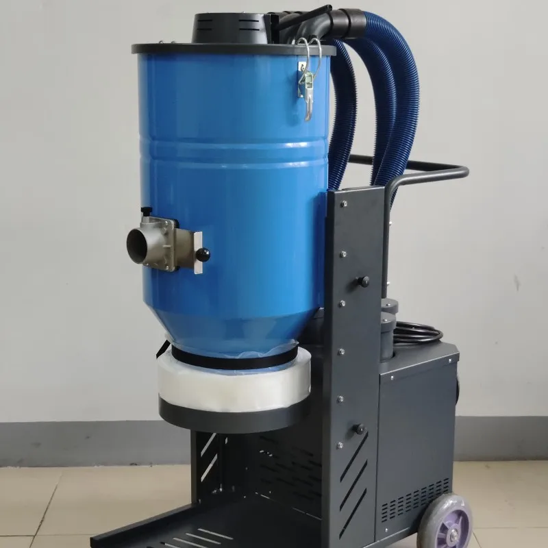 3.6KW Automatic Industrial Vacuum Cleaner For Concrete Floor Grinder Dust Collection Laboratory Construction Site Use