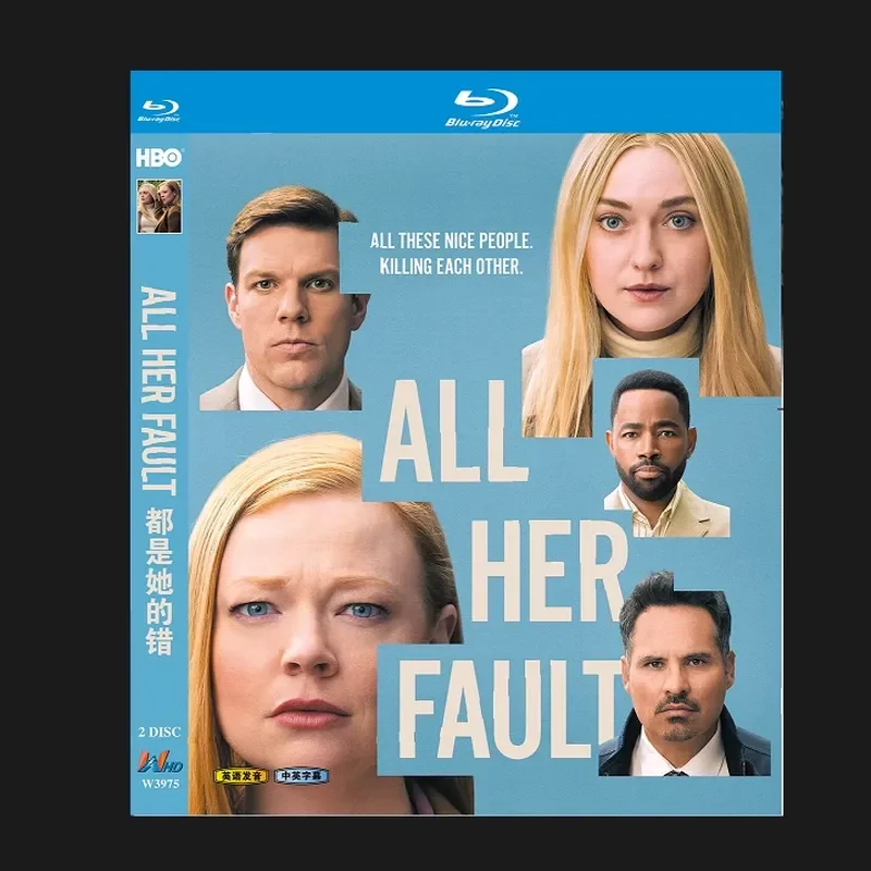Disco Blu-ray BD de Alta Definición, Drama Estadounidense, Its All Her Fault, All Her Fault 2025, 2 Discos