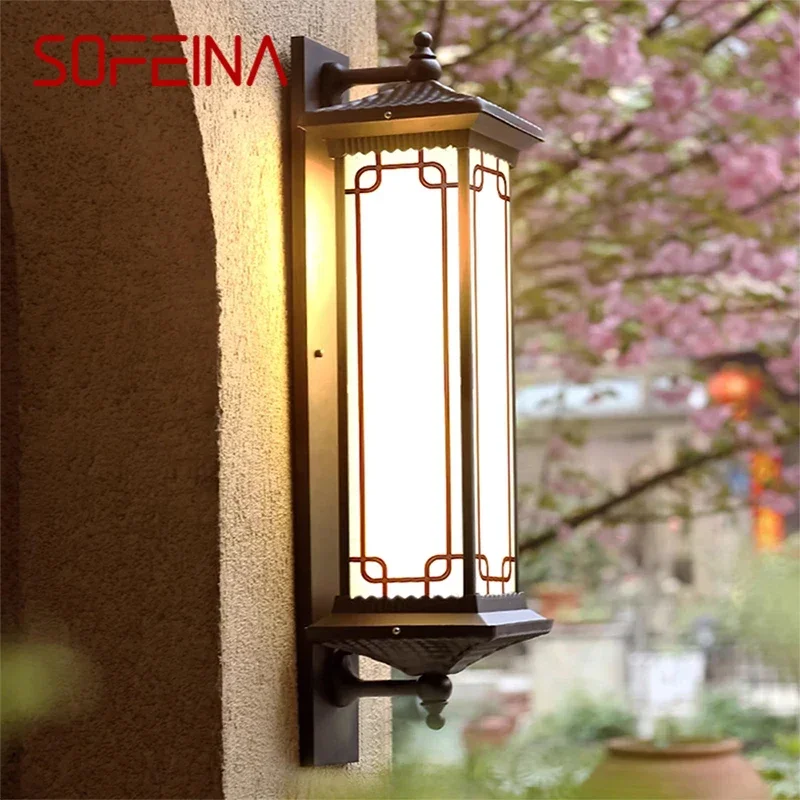 

SOFEINA Contemporary LED Outdoor Wall Lamps Electric Simplicity Waterproof Balcony Hallway Courtyard Villa Gate Hotel