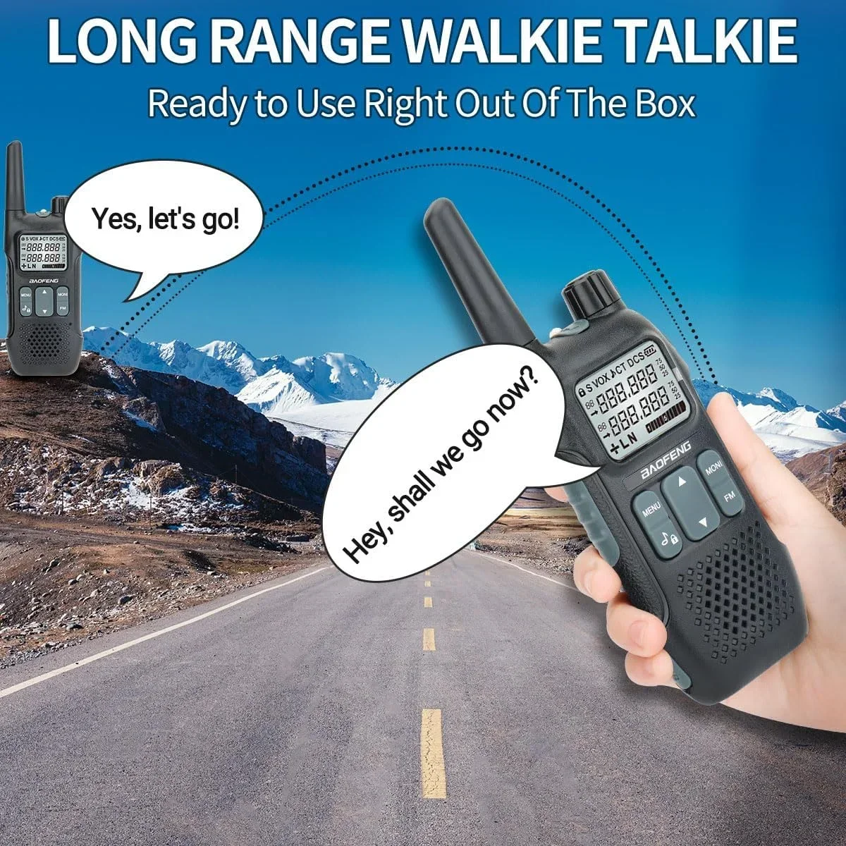 4 PCS BAOFENG GMRS GM-T8 Walkie Talkie Long Range High Power USB Charging NOAA Rechargeable Upgraded BF-888S Ham Two Way Radio