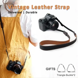 Leather Camera Strap Shoulder Rope Shoulder Strap Universal Strap Wrist Strap for sony nikon fuji fujifilm canon a6700 xs20 xs10