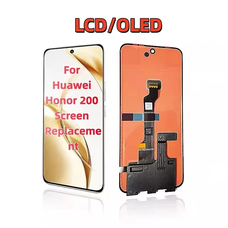 

Для Huawei Honor 200: Сборка дисплея LCD/OLED с сенсорным экраном и дигитайзером, поддержка частоты обновления 120 Гц